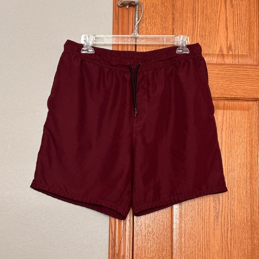 2/$20 ASOS Design Burgundy Men's Swim Shorts size L